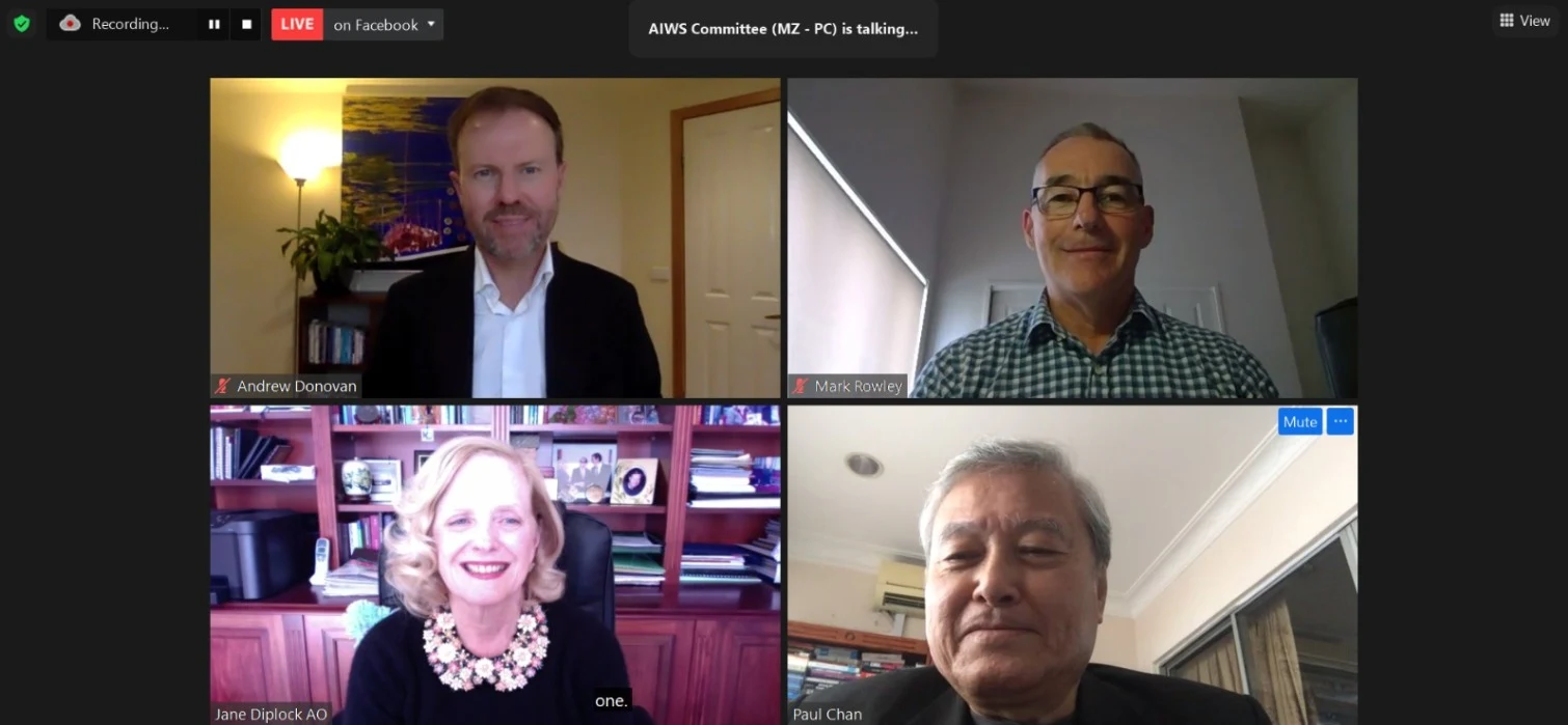 AI World Summit online discussion with international speakers