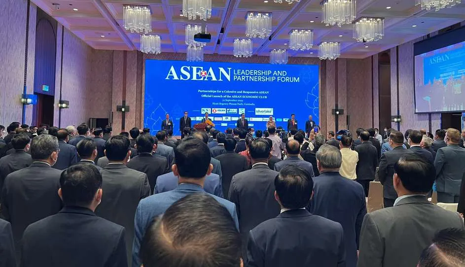 Leadership forum on stage