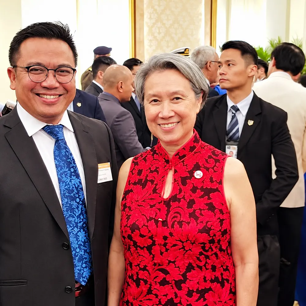 Prof Dr M Nazri Muhd with Ms Ho Ching